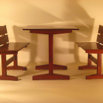 kitchen table and benches