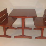 kitchen table and benches