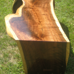 Live edge claro walnut