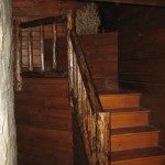 Hand crafted stairs railing