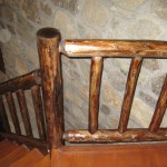 Hand crafted stairs railing
